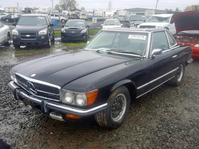 10704412000040 - 1972 MERCEDES-BENZ 350SL BLACK photo 2