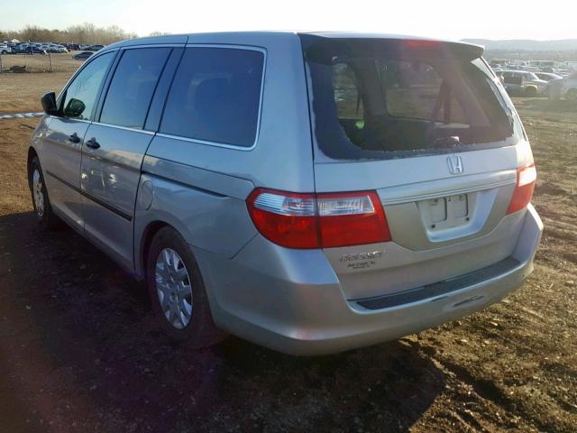 5FNRL38217B033249 - 2007 HONDA ODYSSEY LX GOLD photo 3