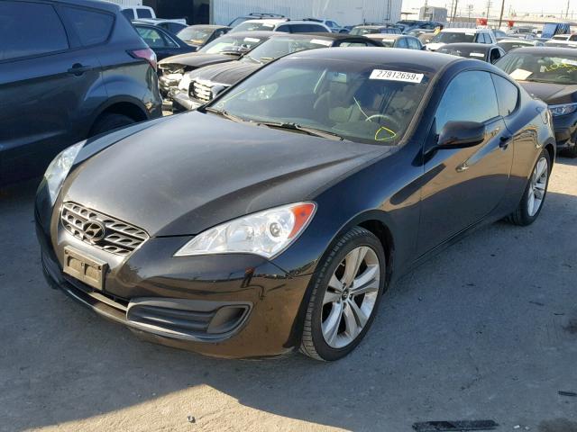 KMHHT6KD1BU045145 - 2011 HYUNDAI GENESIS CO BLACK photo 2