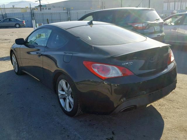 KMHHT6KD1BU045145 - 2011 HYUNDAI GENESIS CO BLACK photo 3