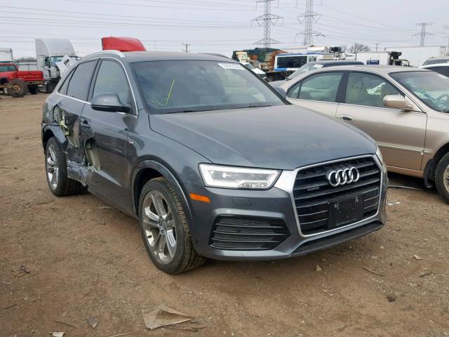 WA1JCCFSXJR012718 - 2018 AUDI Q3 PREMIUM GRAY photo 1