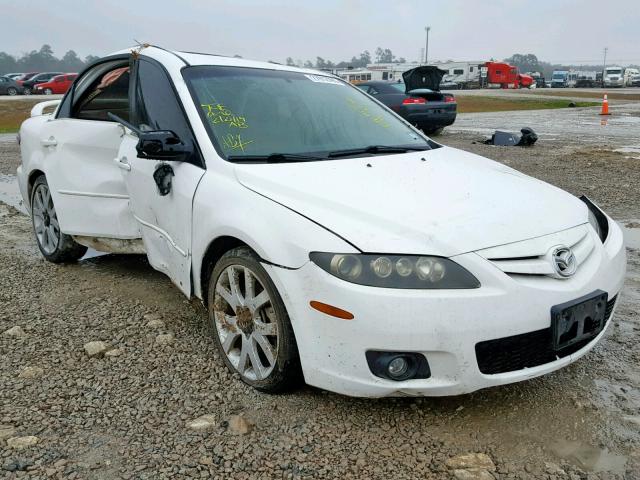 1YVHP81D275M31364 - 2007 MAZDA 6 S WHITE photo 1