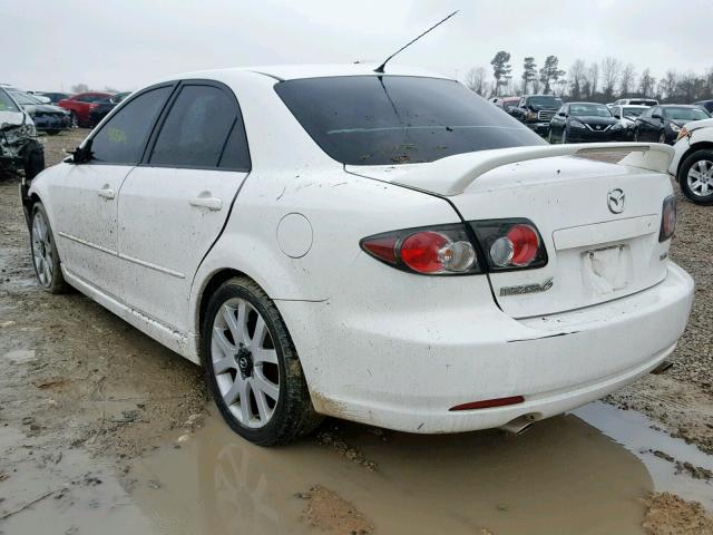 1YVHP81D275M31364 - 2007 MAZDA 6 S WHITE photo 3