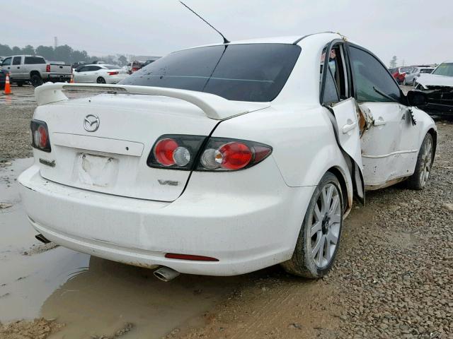 1YVHP81D275M31364 - 2007 MAZDA 6 S WHITE photo 4