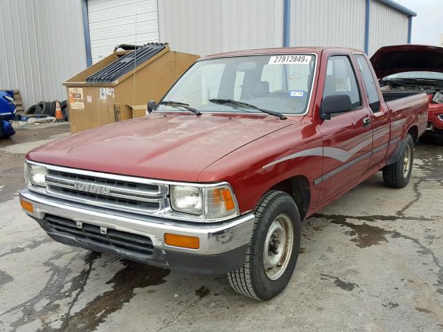 JT4RN93PXL5013349 - 1990 TOYOTA PICKUP 1/2 RED photo 2