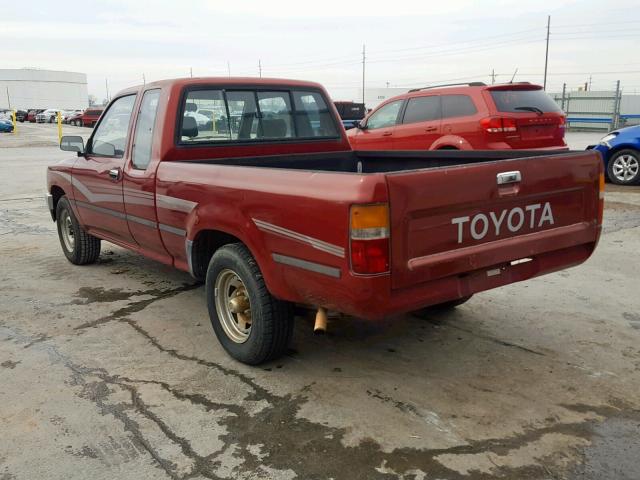 JT4RN93PXL5013349 - 1990 TOYOTA PICKUP 1/2 RED photo 3