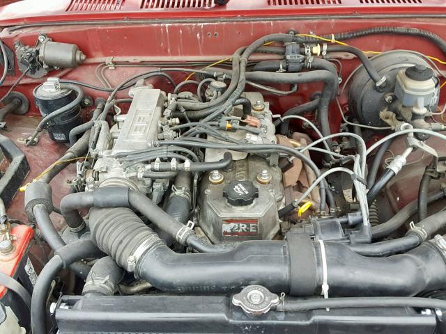 JT4RN93PXL5013349 - 1990 TOYOTA PICKUP 1/2 RED photo 7