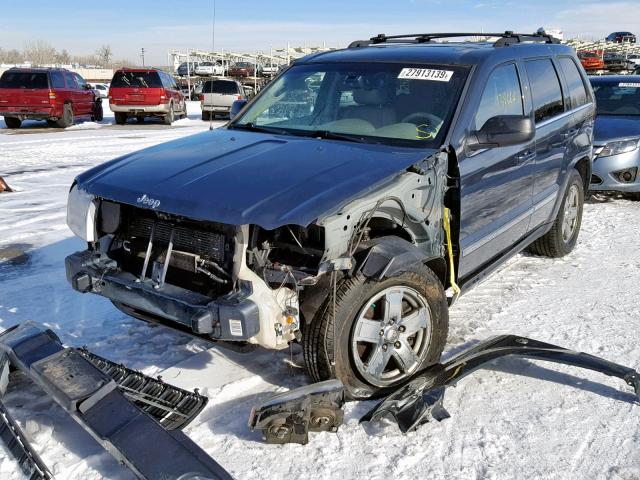 1J8HR58NX6C322473 - 2006 JEEP GRAND CHER BLUE photo 2