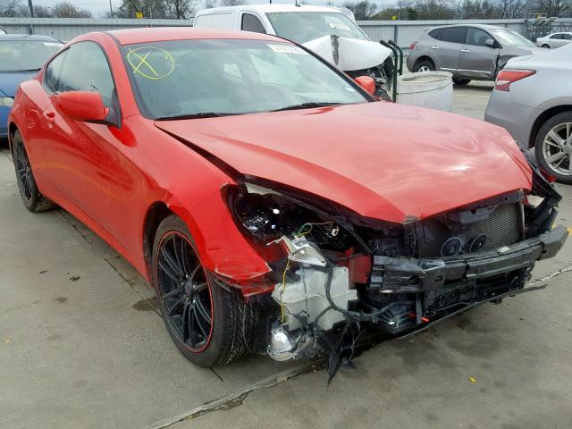 KMHHT6KD8AU037560 - 2010 HYUNDAI GENESIS CO RED photo 1