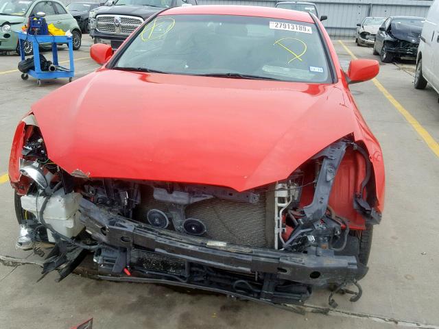 KMHHT6KD8AU037560 - 2010 HYUNDAI GENESIS CO RED photo 9