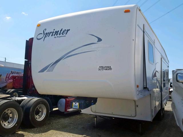 4YDF2922731208590 - 2003 KEYSTONE SPRINTER WHITE photo 2