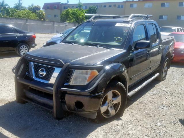 1N6AD07U07C452067 - 2007 NISSAN FRONTIER C BLACK photo 2