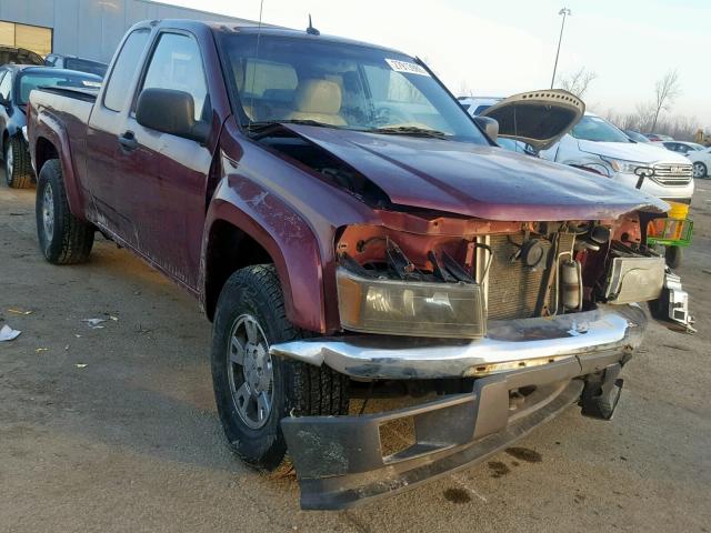 1GTDT19E088177092 - 2008 GMC CANYON BURGUNDY photo 1