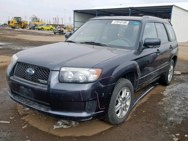 JF1SG66678G721069 - 2008 SUBARU FORESTER S GRAY photo 2