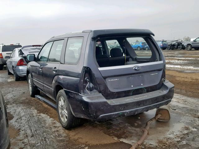 JF1SG66678G721069 - 2008 SUBARU FORESTER S GRAY photo 3