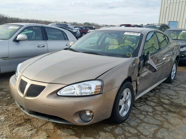 2G2WP552161225770 - 2006 PONTIAC GRAND PRIX BEIGE photo 2