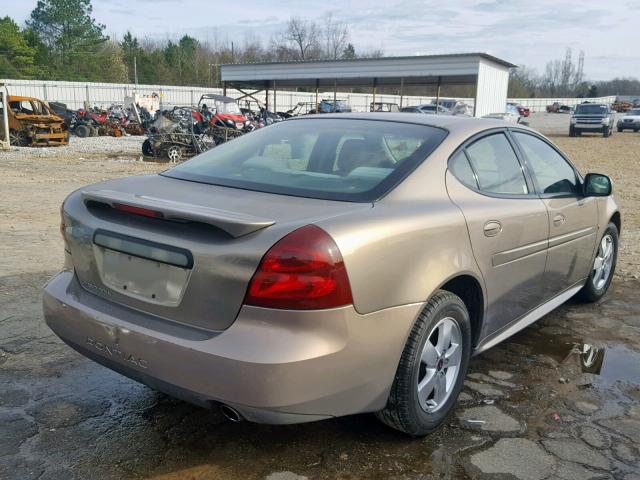 2G2WP552161225770 - 2006 PONTIAC GRAND PRIX BEIGE photo 4