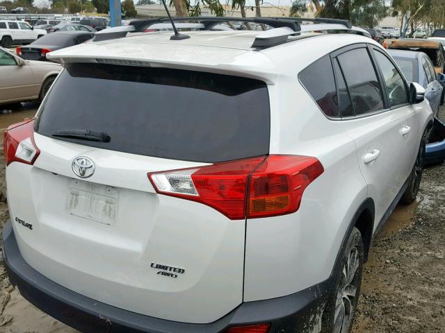 2T3DFREV4FW370610 - 2015 TOYOTA RAV4 LIMIT WHITE photo 4