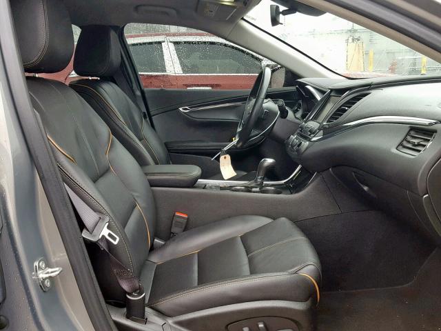 2G1145S38H9185860 - 2017 CHEVROLET IMPALA PRE ნაცრისფერი ფოტო 5