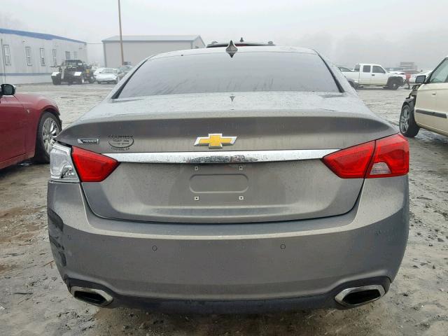 2G1145S38H9185860 - 2017 CHEVROLET IMPALA PRE ნაცრისფერი ფოტო 9