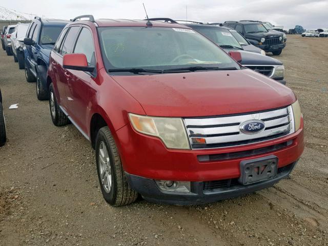 2FMDK38C77BA91462 - 2007 FORD EDGE SEL BURGUNDY photo 1