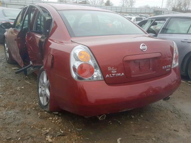 1N4BL11DX4C195378 - 2004 NISSAN ALTIMA SE RED photo 3