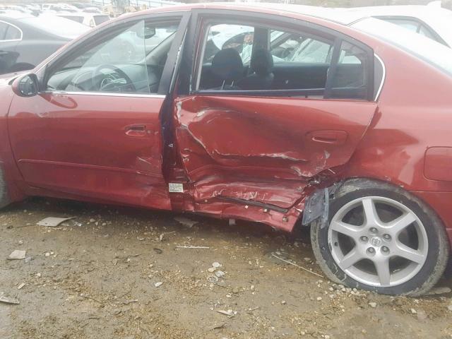 1N4BL11DX4C195378 - 2004 NISSAN ALTIMA SE RED photo 9