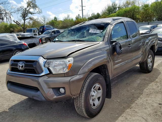 5TFTU4GN8DX048496 - 2013 TOYOTA TACOMA PRE BROWN photo 2