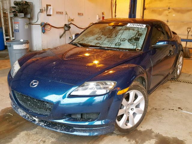 JM1FE173260204552 - 2006 MAZDA RX8 BLUE photo 2