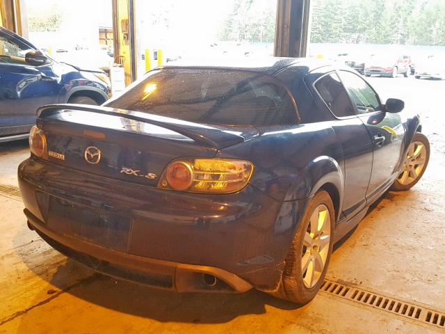 JM1FE173260204552 - 2006 MAZDA RX8 BLUE photo 4