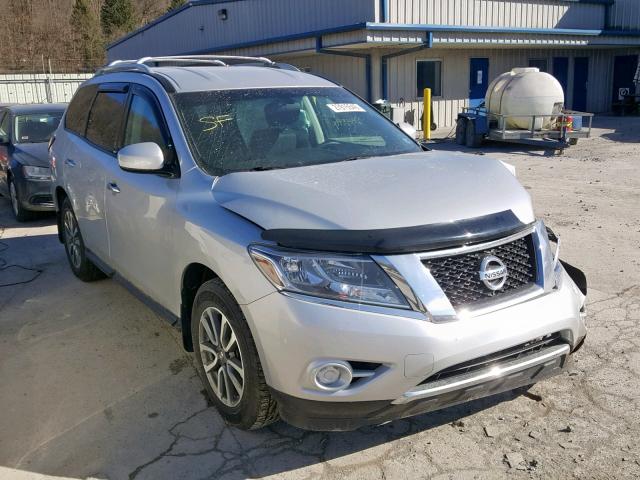 5N1AR2MM6EC665456 - 2014 NISSAN PATHFINDER SILVER photo 1