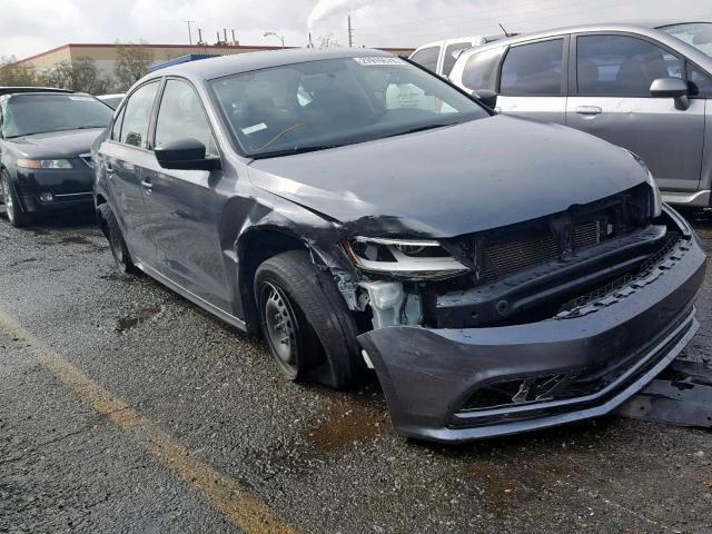 3VW2K7AJ8FM421969 - 2015 VOLKSWAGEN JETTA BASE GRAY photo 1