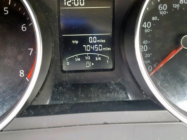 3VW2K7AJ8FM421969 - 2015 VOLKSWAGEN JETTA BASE GRAY photo 8