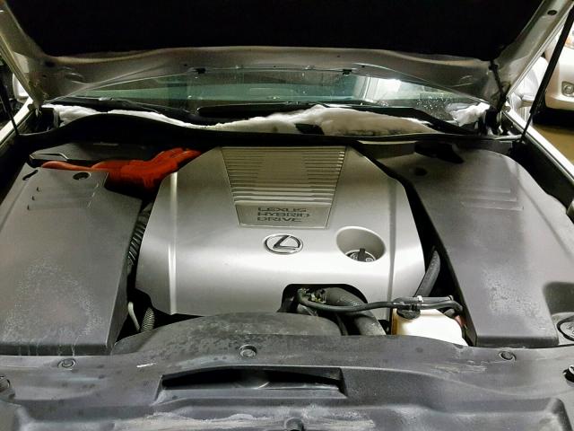 JTHBC96S775009688 - 2007 LEXUS GS 450H SILVER photo 7