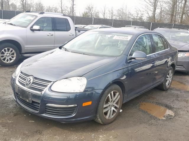 3VWST71K66M632657 - 2006 VOLKSWAGEN JETTA TDI BLACK photo 2