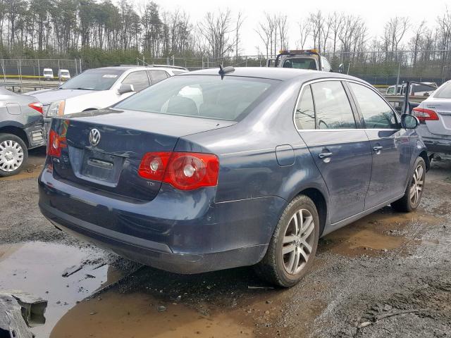 3VWST71K66M632657 - 2006 VOLKSWAGEN JETTA TDI BLACK photo 4