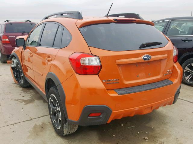 JF2GPACC8D2900680 - 2013 SUBARU XV CROSSTR ORANGE photo 3