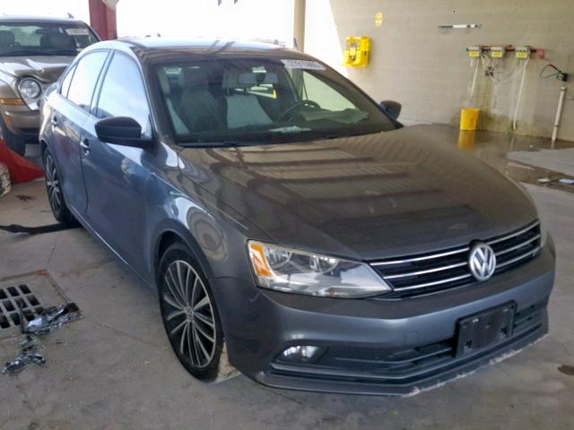 3VWD17AJ5GM347777 - 2016 VOLKSWAGEN JETTA SPOR GRAY photo 1