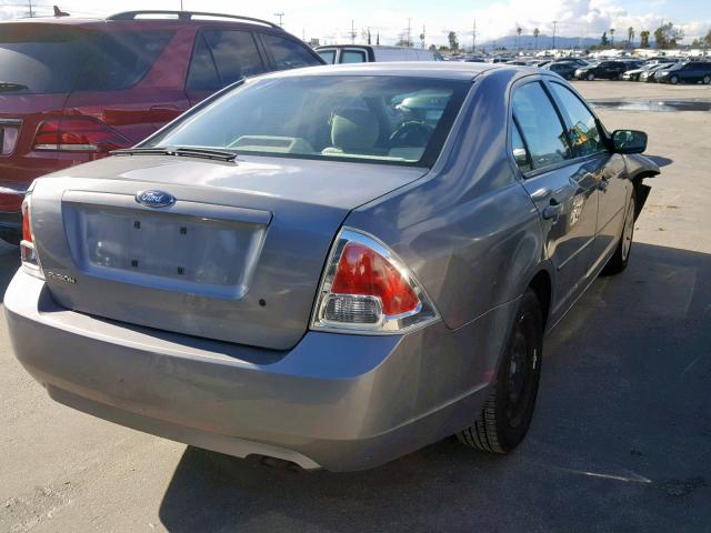 3FAFP06Z76R144798 - 2006 FORD FUSION S GRAY photo 4