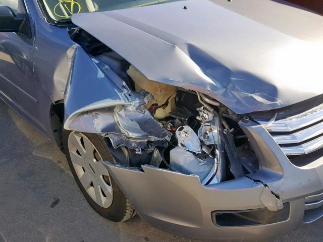 3FAFP06Z76R144798 - 2006 FORD FUSION S GRAY photo 9