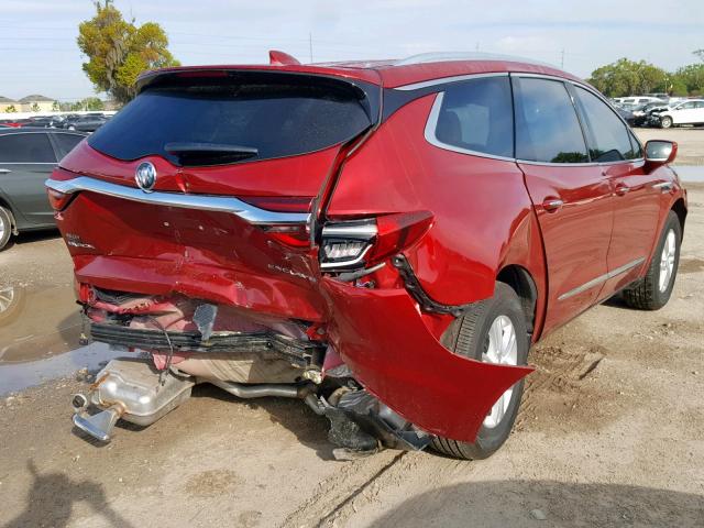 5GAERBKW4JJ140879 - 2018 BUICK ENCLAVE ES RED photo 4