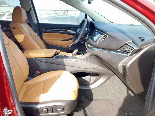 5GAERBKW4JJ140879 - 2018 BUICK ENCLAVE ES RED photo 5