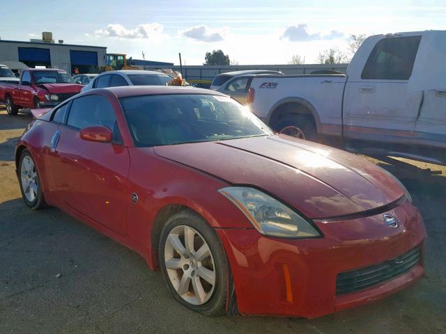 JN1AZ34E83T019029 - 2003 NISSAN 350Z COUPE RED photo 1