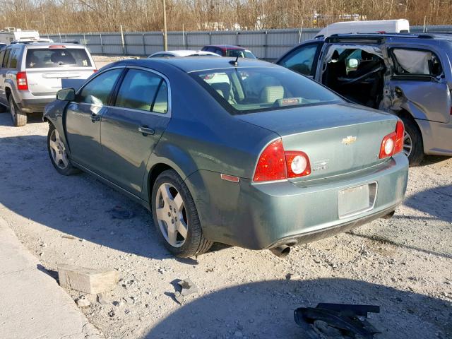 1G1ZJ577994184650 - 2009 CHEVROLET MALIBU 2LT GREEN photo 3