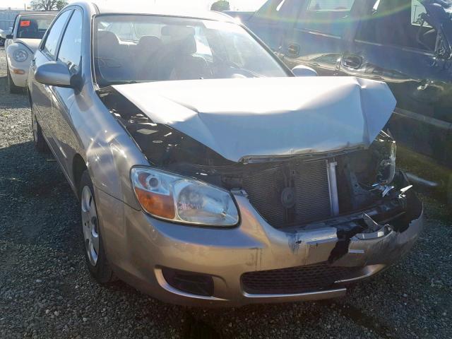 KNAFE122685581418 - 2008 KIA SPECTRA EX BROWN photo 1