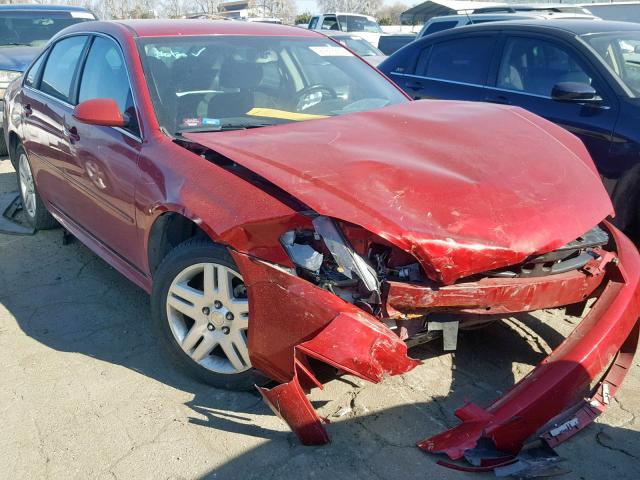 2G1WB5E3XE1183254 - 2014 CHEVROLET IMPALA LIM RED photo 1