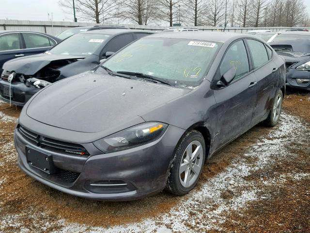 1C3CDFBBXGD592937 - 2016 DODGE DART SXT CHARCOAL photo 2