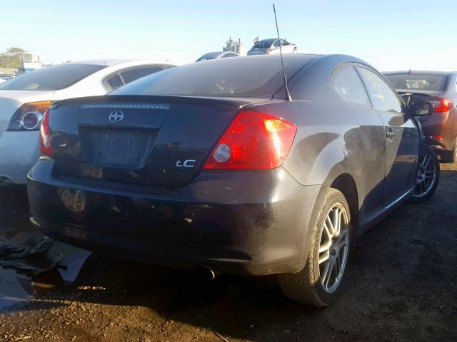 JTKDE177370213605 - 2007 TOYOTA SCION TC ნაცრისფერი ფოტო 4