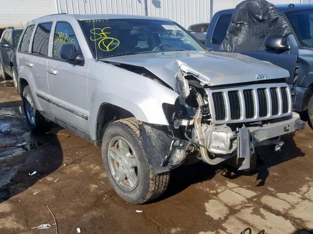 1J8GR48K17C630614 - 2007 JEEP GRAND CHER SILVER photo 1