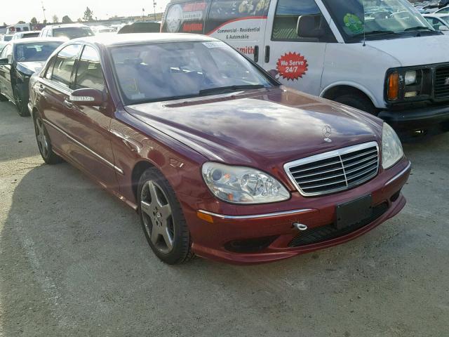 WDBNG70J84A409249 - 2004 MERCEDES-BENZ S 430 RED photo 1